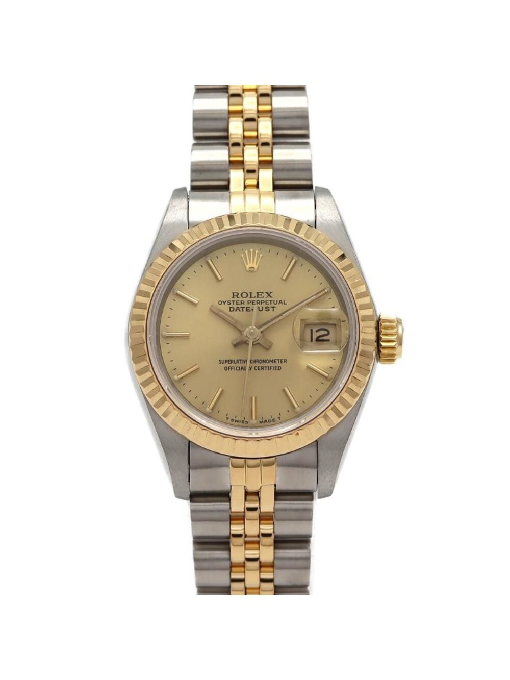 Rolex Datejust Stainless Steel Yellow Gold Automatic Watch